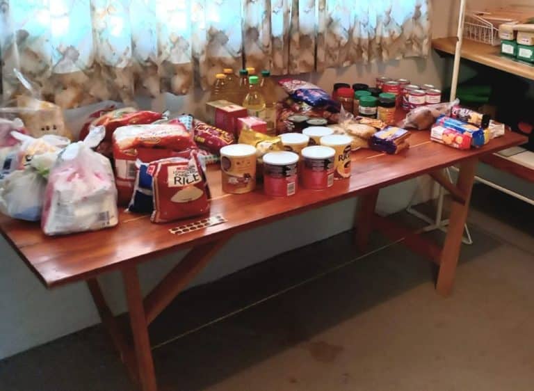 Lenten food appeal response from our parishioners